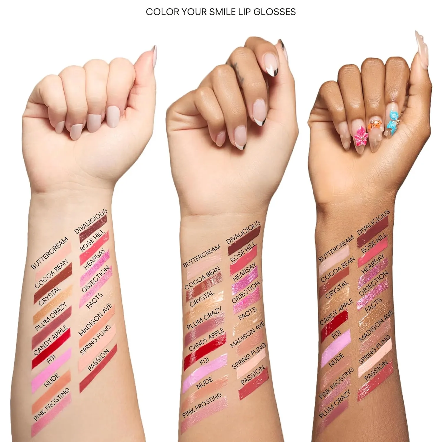 Gerard Cosmetics Emily D Baker X Lighted Lip Gloss (Hearsay), Sheer Purple Lip Gloss with Iridescent Pearl Finish, Includes Light & Mirror, Cruelty Free, Made in the USA