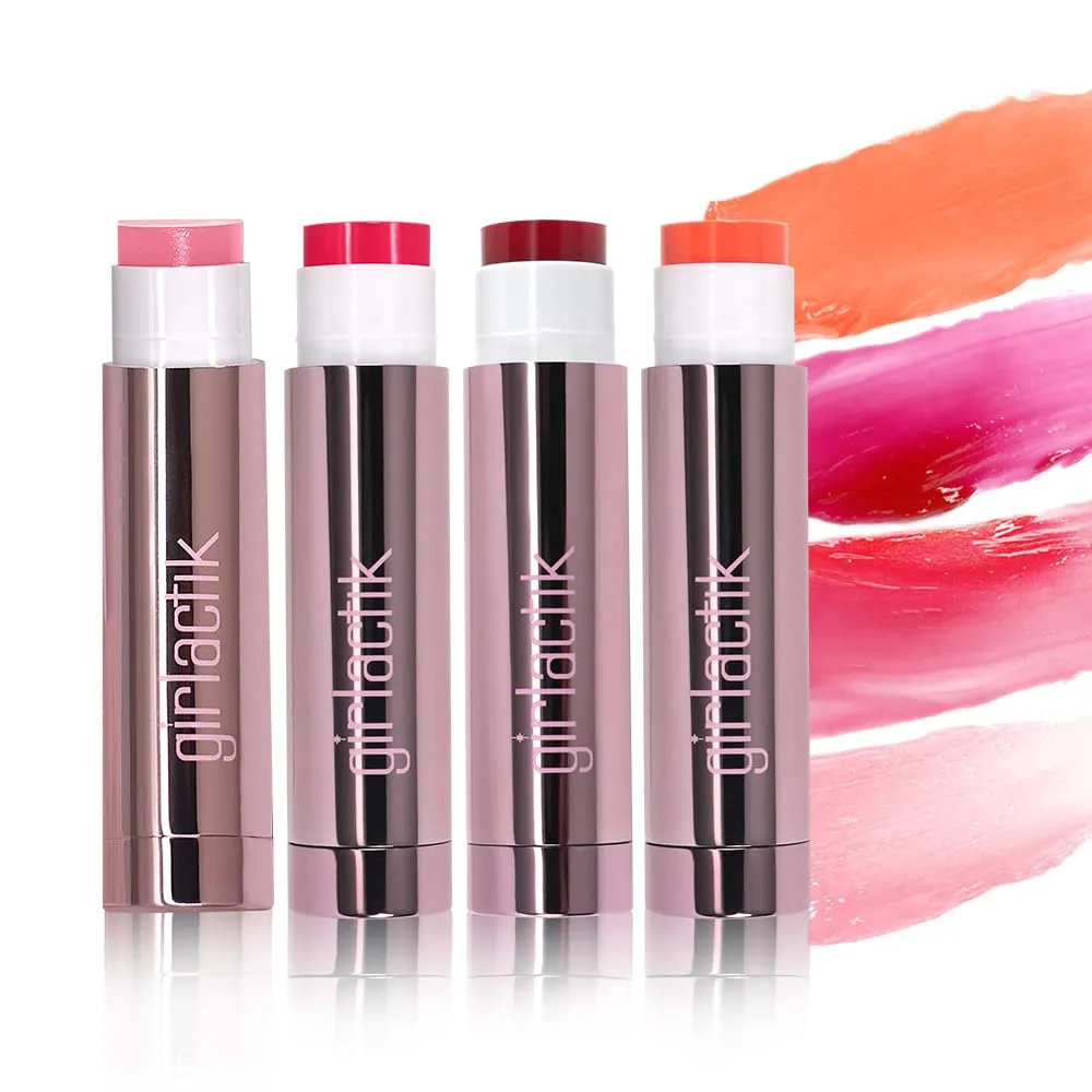Girlactik Jello Gloss Balm – Hydrating Lip Gloss with Natural Shine, Pink Lemonade Scent, Moisturizing, and Smooth, Perfect for Everyday Lip Care with a Glossy Finish, 0.15 oz (Rosie)