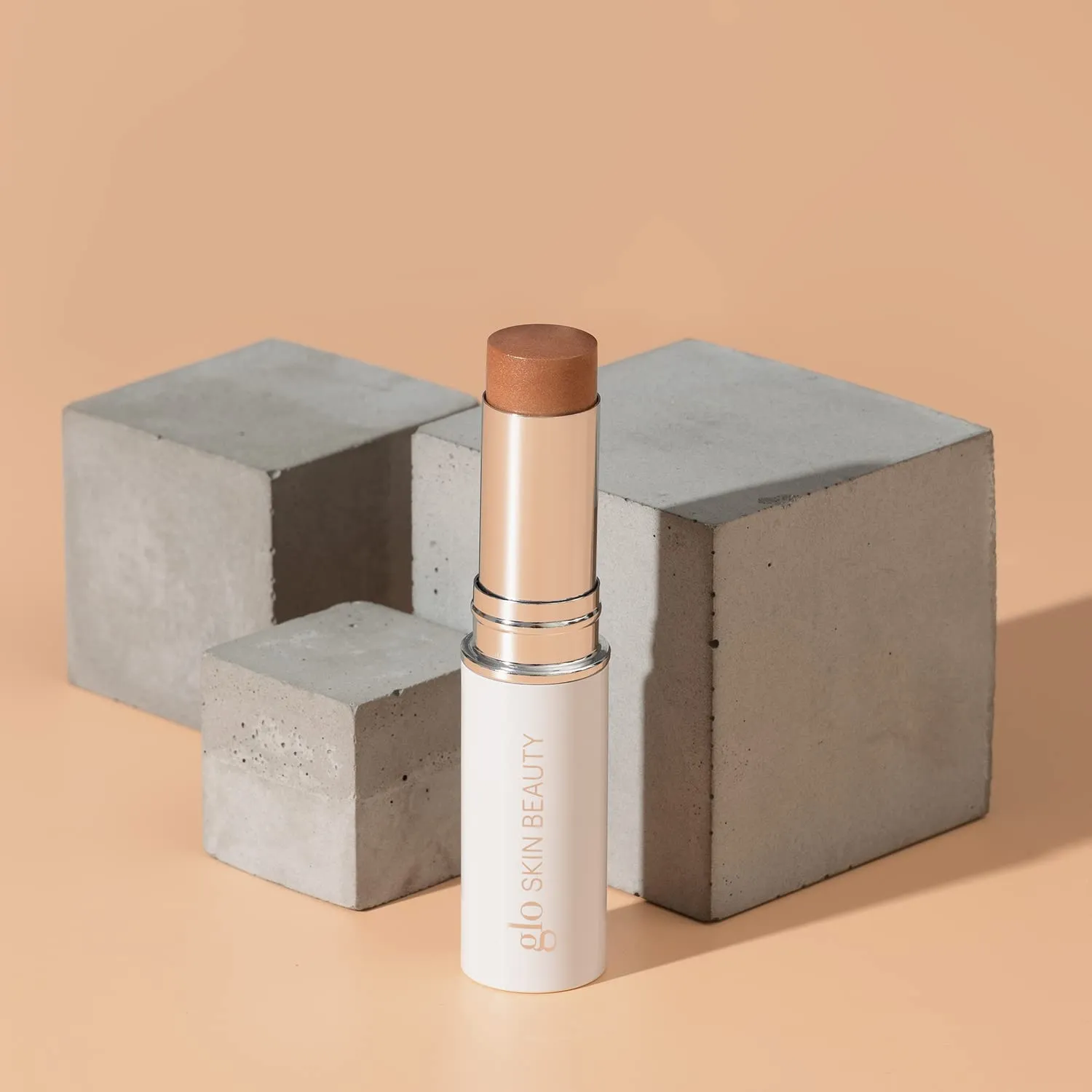 Glo Skin Beauty Skin Glow Stick Highlighter (Champagne) - Powered by Hydrators, Mineral Pigments & Mica for an Illuminated Glow - Clean Mineral Cream Highlighter