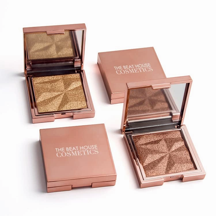 Glow Realer Highlighter Compact (Beauty & The Bronzer) Contouring | Illuminating | Highlighting | Shimmer | BRONZE GLOW Compact with Mirror