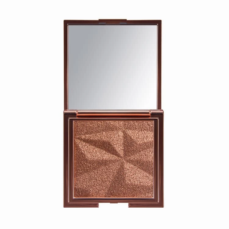 Glow Realer Highlighter Compact (Beauty & The Bronzer) Contouring | Illuminating | Highlighting | Shimmer | BRONZE GLOW Compact with Mirror