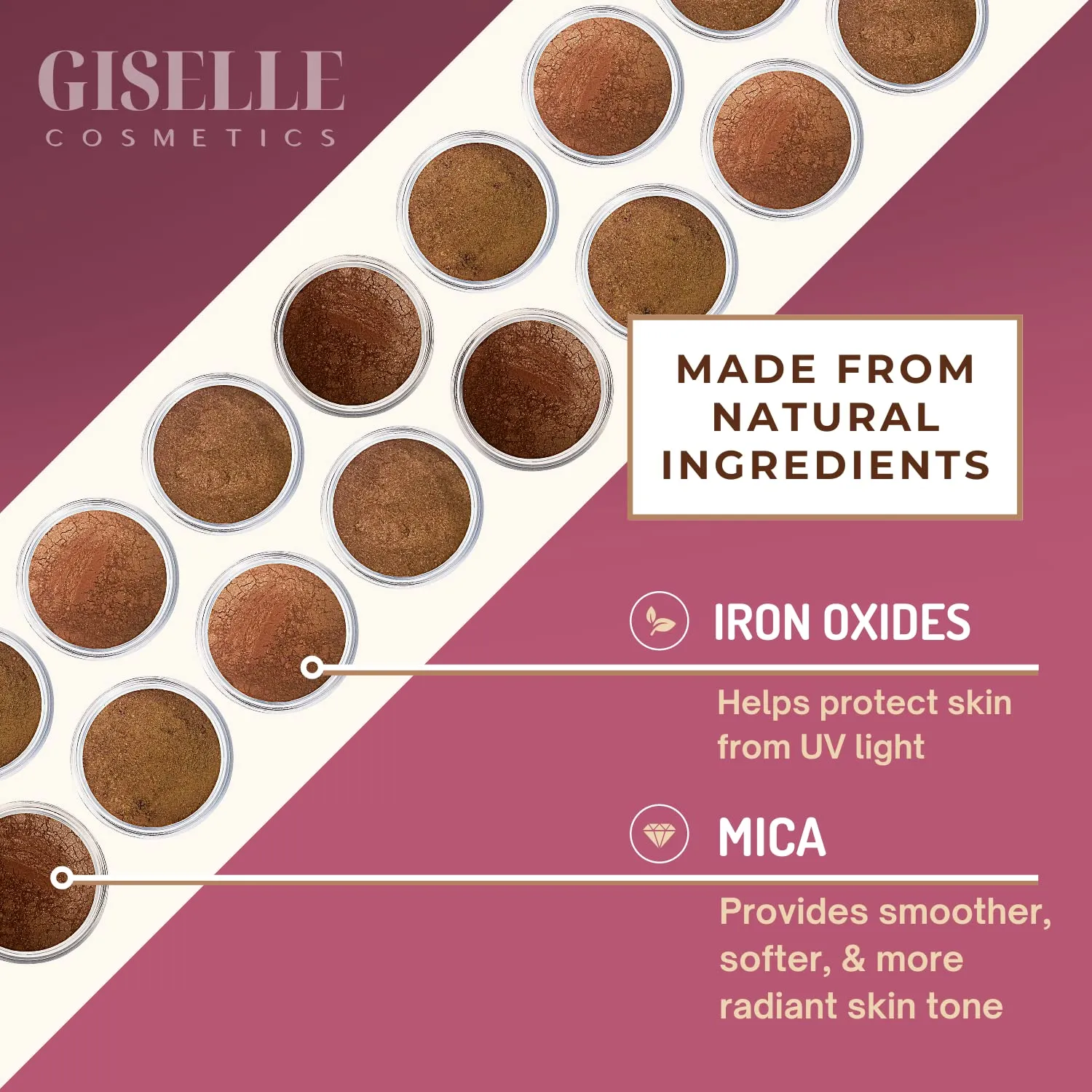 Gold Digger Loose Mineral Bronzer - Natural Face Powder, Highlighter Makeup, Contour Powder, Blush Palette, Matte Bronzer, Eyeshadow Palette
