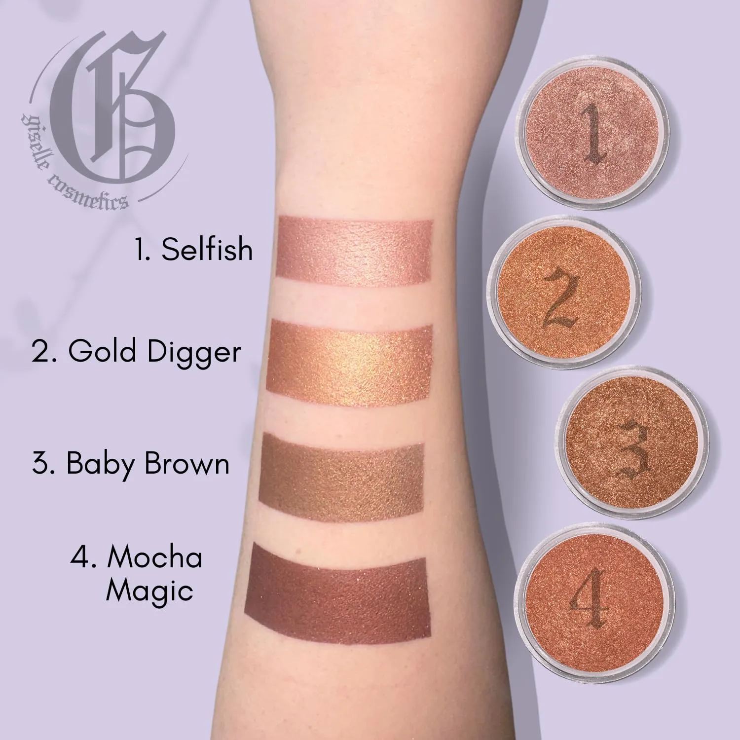 Gold Digger Loose Mineral Bronzer - Natural Face Powder, Highlighter Makeup, Contour Powder, Blush Palette, Matte Bronzer, Eyeshadow Palette