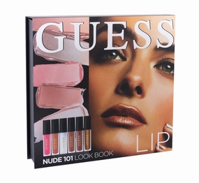 Guess Nude 101 Collection Lip Kit: 3 Lipgloss   3 Lipsticks   1 Mirror