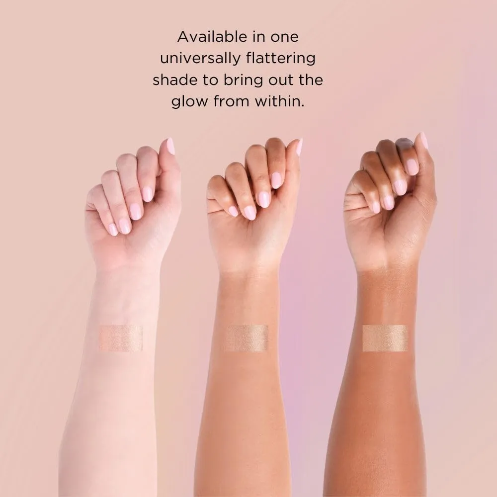 HALEYS Smoothing Highlighter Powder, Re-fract, Illuminating, Lightweight, Non-Caking, Smooths, Blurs, Long lasting, Nourishing & Skin-Softening, Infused with Spherical Powder, Macadamia Oil, V CF