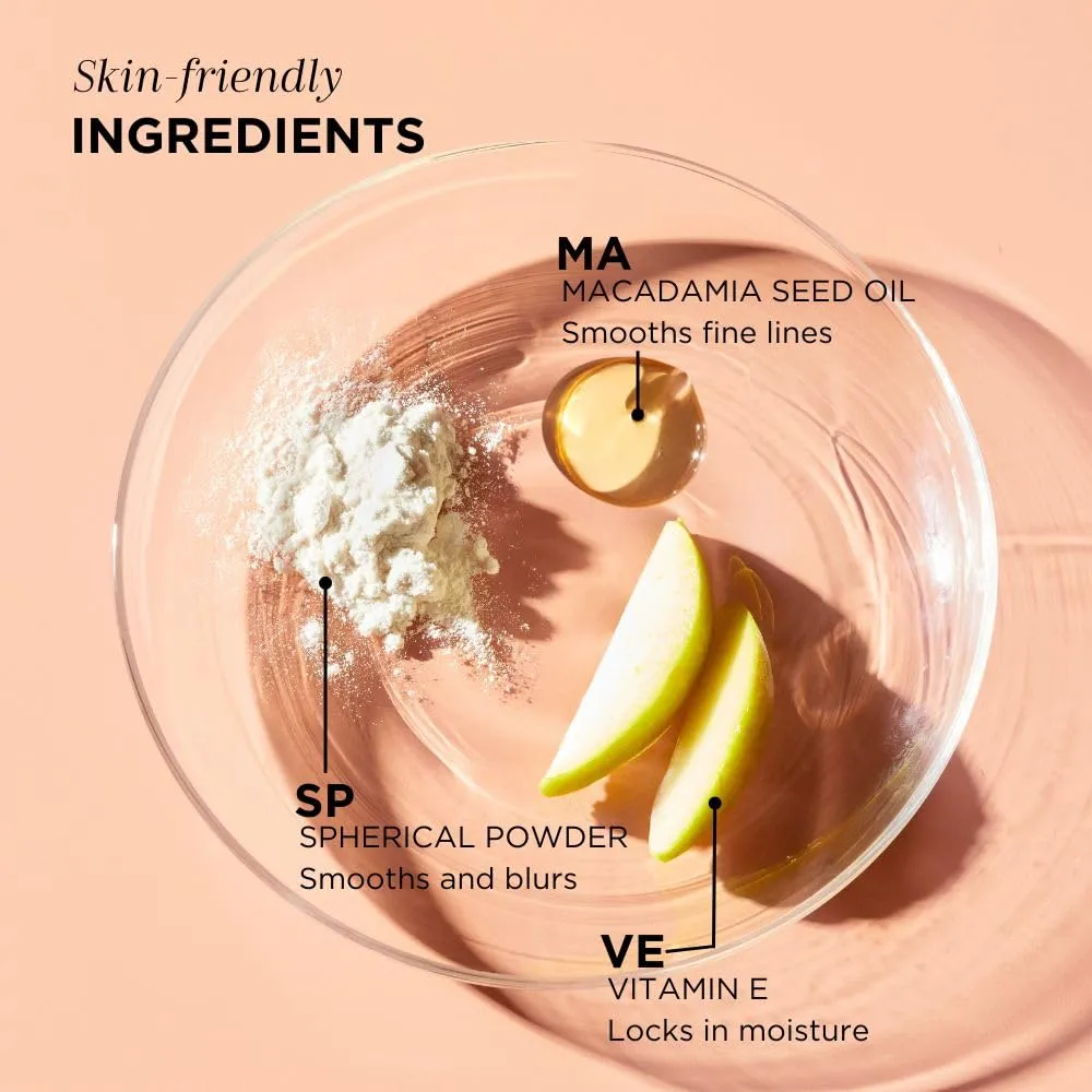 HALEYS Smoothing Highlighter Powder, Re-fract, Illuminating, Lightweight, Non-Caking, Smooths, Blurs, Long lasting, Nourishing & Skin-Softening, Infused with Spherical Powder, Macadamia Oil, V CF