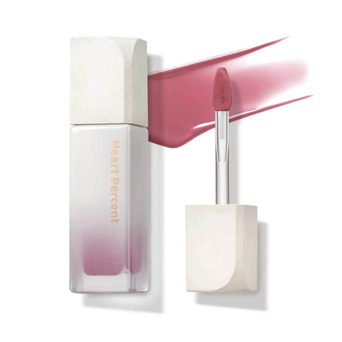 Heart Percent Dote On Mood Pure Glow Tint, Watery & Lightweight Moisturizing Lip Stain Long Lasting Liquid Lipstick 6.8g, #04. Mauve