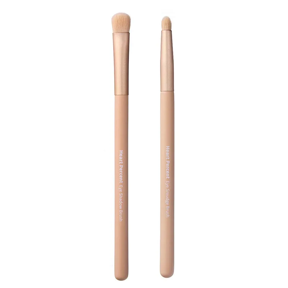 Heart Percent Eye Brush Duo Set Blending & Smudging Professional Makeup Tool
