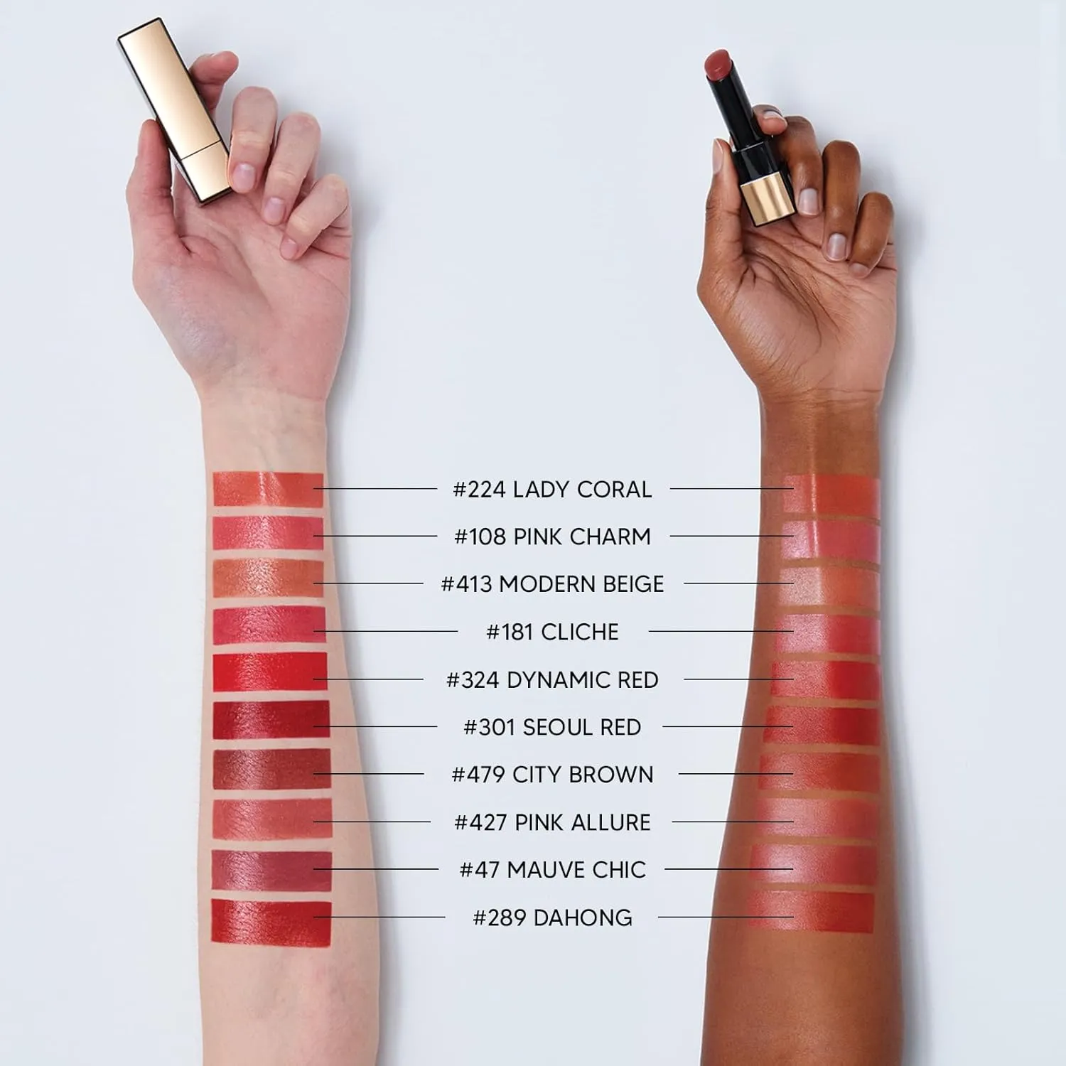 HERA Sensual Nude Gloss Lipstick #413 MODERN BEIGE | Sheer & Glossy Finish, Non-sticky, Moisturizing and Hydrating, Korean Lip Makeup, 0.17 oz. (5g)