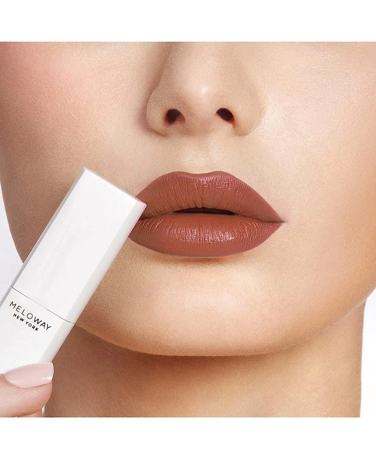 Hi-Rise Hydrating Matte Lipstick | Moisturizing, High-Pigment, Vegan Formula | Long-Lasting, Non-Drying, One-handed Capless Lipstick for Easy Application