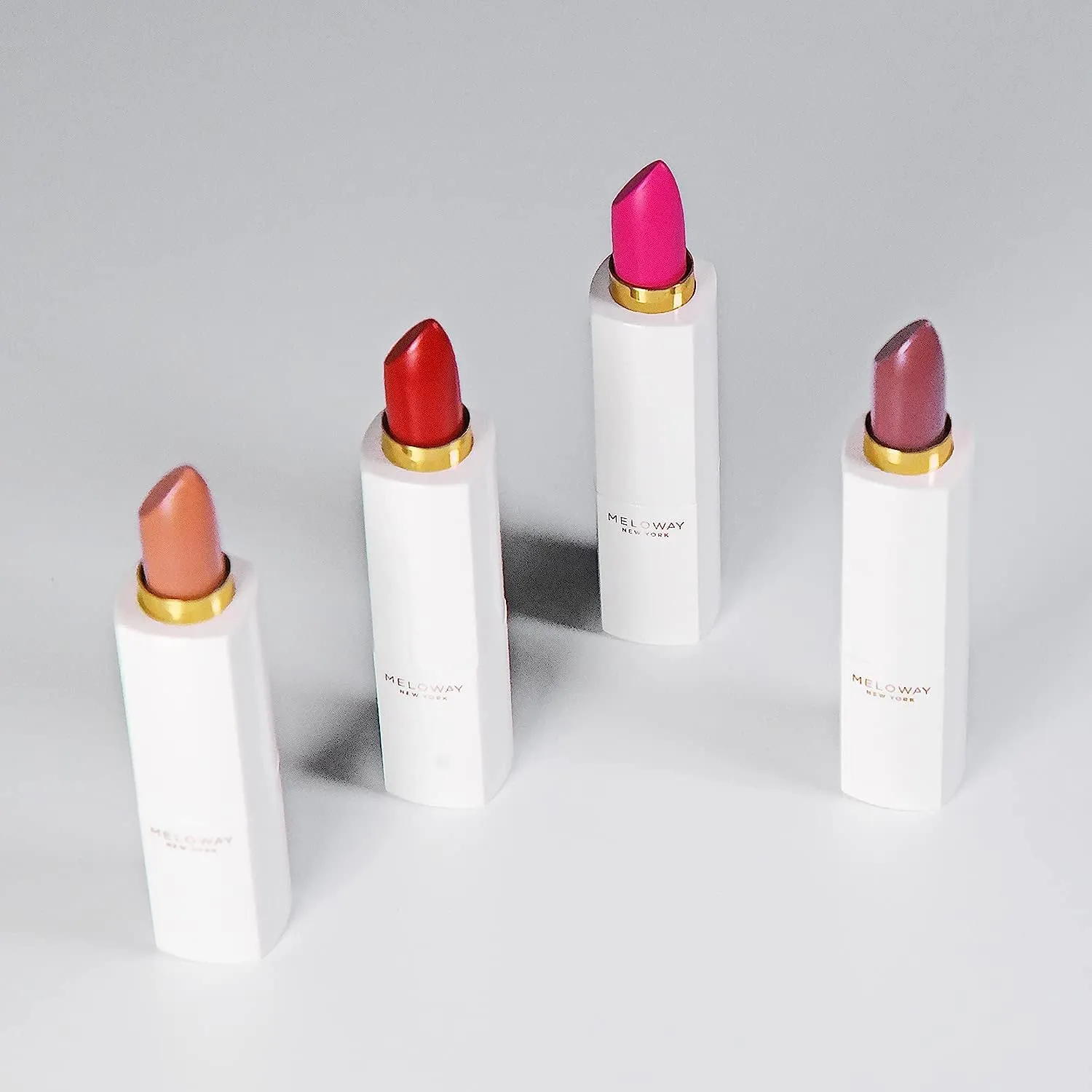 Hi-Rise Hydrating Matte Lipstick | Moisturizing, High-Pigment, Vegan Formula | Long-Lasting, Non-Drying, One-handed Capless Lipstick for Easy Application