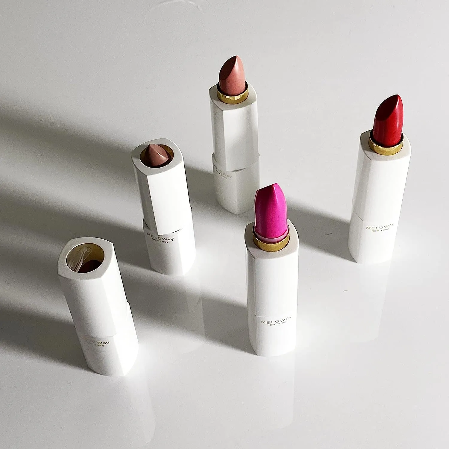 Hi-Rise Hydrating Matte Lipstick | Moisturizing, High-Pigment, Vegan Formula | Long-Lasting, Non-Drying, One-handed Capless Lipstick for Easy Application