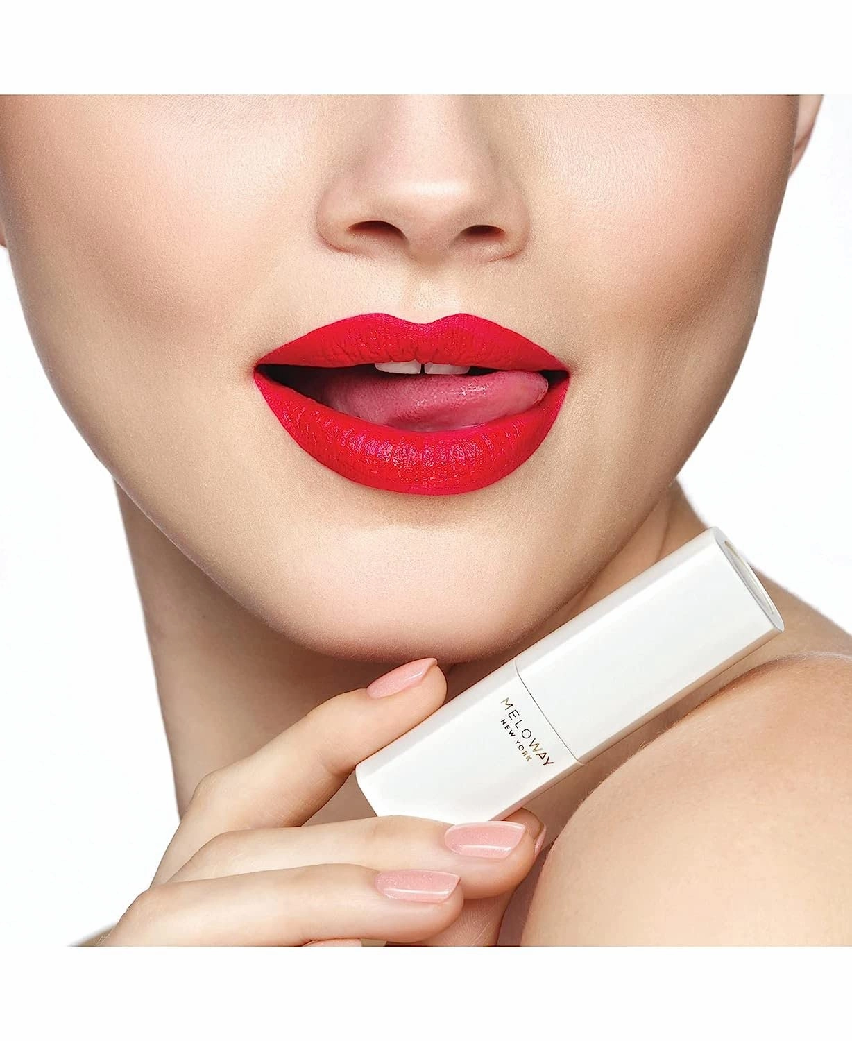 Hi-Rise Hydrating Matte Lipstick | Moisturizing, High-Pigment, Vegan Formula | Long-Lasting, Non-Drying, One-handed Capless Lipstick for Easy Application