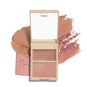 hince True Dimension Layering Cheek - Cream & Pressed Powder 2 Different Shades & Textures - Silky Seamless Long Lasting Blush Makeup - Muted Beige & Elegant Rose Beige (1, ALLURE IN THE AIR, L001)