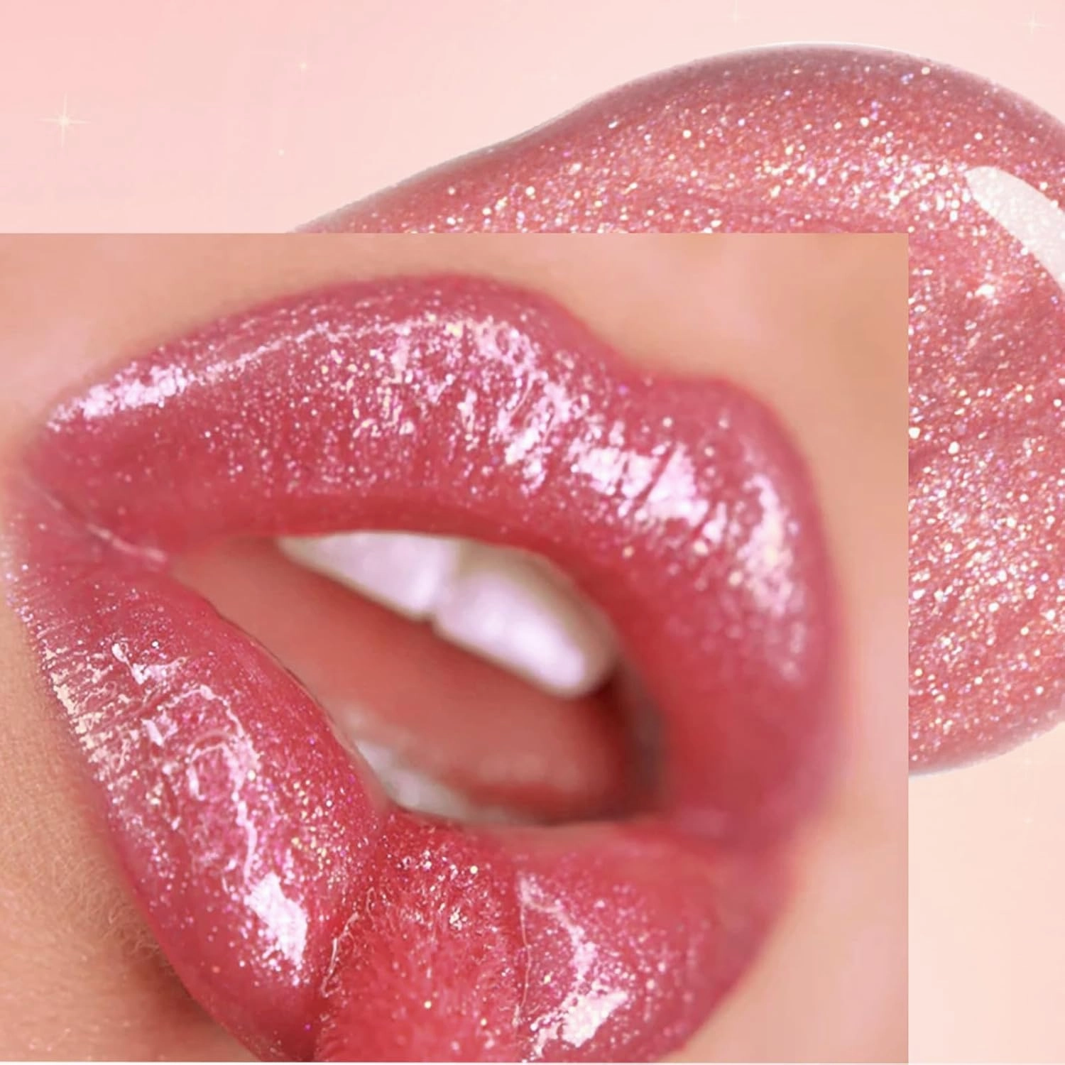 Holographic Lip Gloss Glitter Shimmer Lipstick Long Lasting Waterproof,Metallic Liquid Diamond Glitter Lipstick Holographic Lip Gloss For A Sparkly Finish,Moisturizing Shimmer Makeup (2 * 05#)