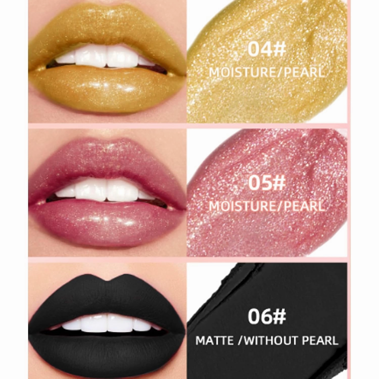 Holographic Lip Gloss Glitter Shimmer Lipstick Long Lasting Waterproof,Metallic Liquid Diamond Glitter Lipstick Holographic Lip Gloss For A Sparkly Finish,Moisturizing Shimmer Makeup (2 * 05#)
