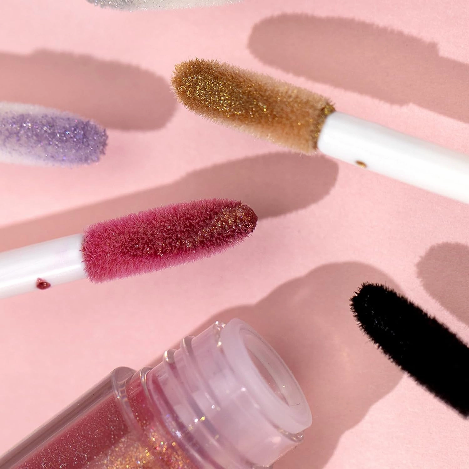 Holographic Lip Gloss Glitter Shimmer Lipstick Long Lasting Waterproof,Metallic Liquid Diamond Glitter Lipstick Holographic Lip Gloss For A Sparkly Finish,Moisturizing Shimmer Makeup (2 * 05#)