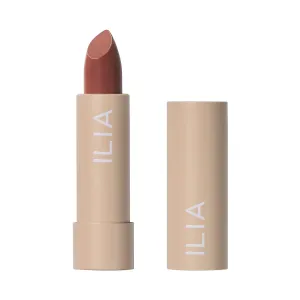 ILIA - Color Block Lipstick | Non-Toxic, Vegan, Cruelty-Free, Hydrating   Long Lasting, No Budge Color with Full Coverage (Marsala (Neutral Brown With Cool Undertones), 0.14 oz | 4 g)