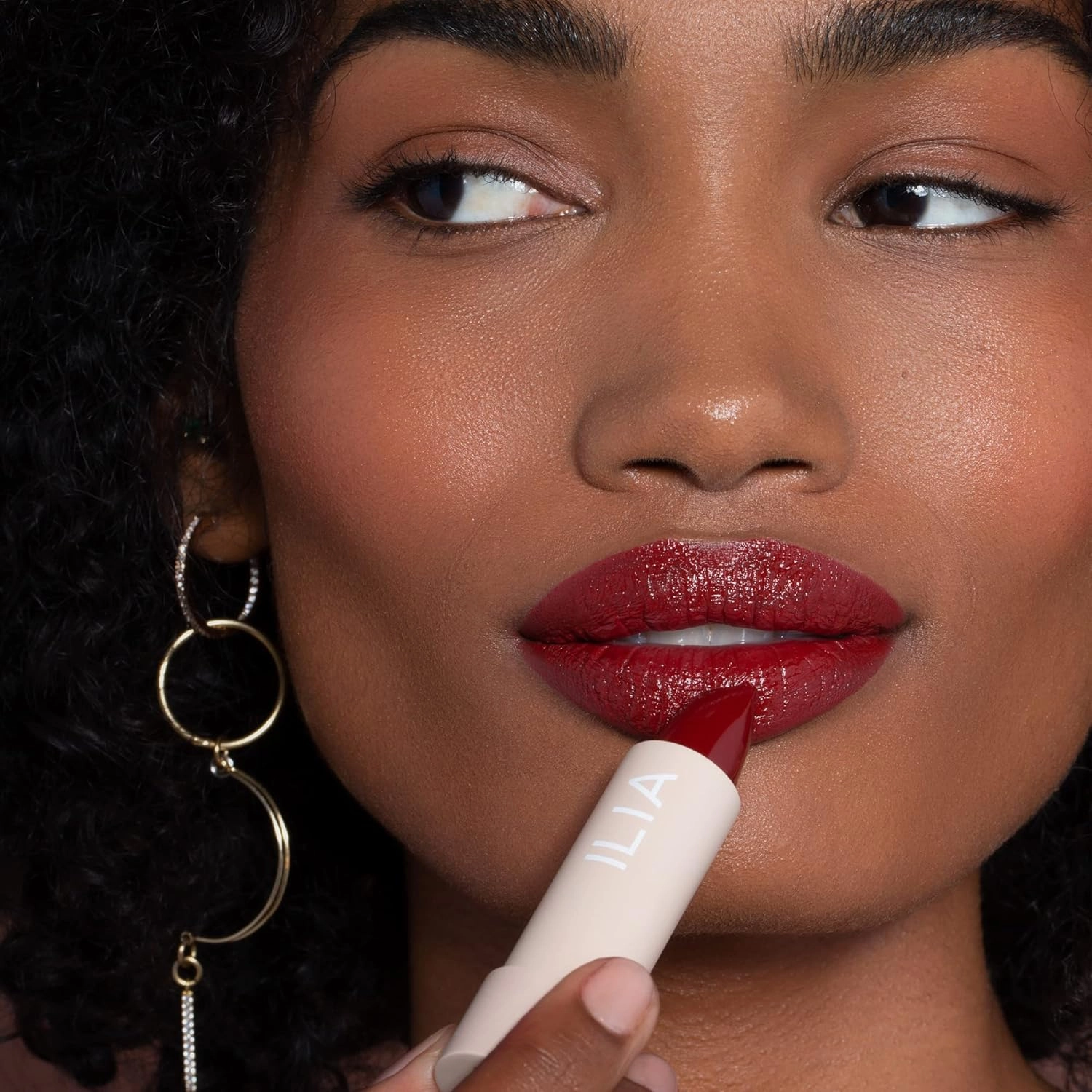 ILIA - Color Block Lipstick | Non-Toxic, Vegan, Cruelty-Free, Hydrating   Long Lasting, No Budge Color with Full Coverage (Rumba Classic (Oxblood With Neutral Undertones), 0.14 oz | 4 g)
