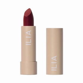 ILIA - Color Block Lipstick | Non-Toxic, Vegan, Cruelty-Free, Hydrating   Long Lasting, No Budge Color with Full Coverage (Rumba Classic (Oxblood With Neutral Undertones), 0.14 oz | 4 g)