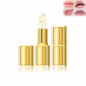 Imaginaryl Lipstick, Transferproof Color Changing Lipsticks, Gold Foil Moisturizing Glossy Shine Lip Gloss, Warm Change Color Change Lip Stick, Lipstick for Women(A-1PC)