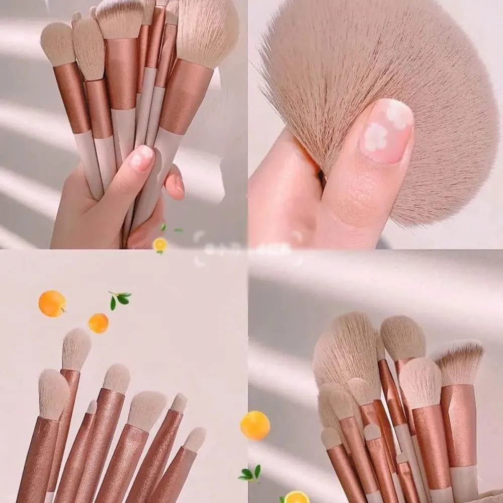 IOCCIOBB 13Pcs A Set Soft Fluffy Makeup Brushes for Cosmetics Foundation Blush Powder Eyeshadow Blending Makeup Brush Tools (Color : Blue no Bag)