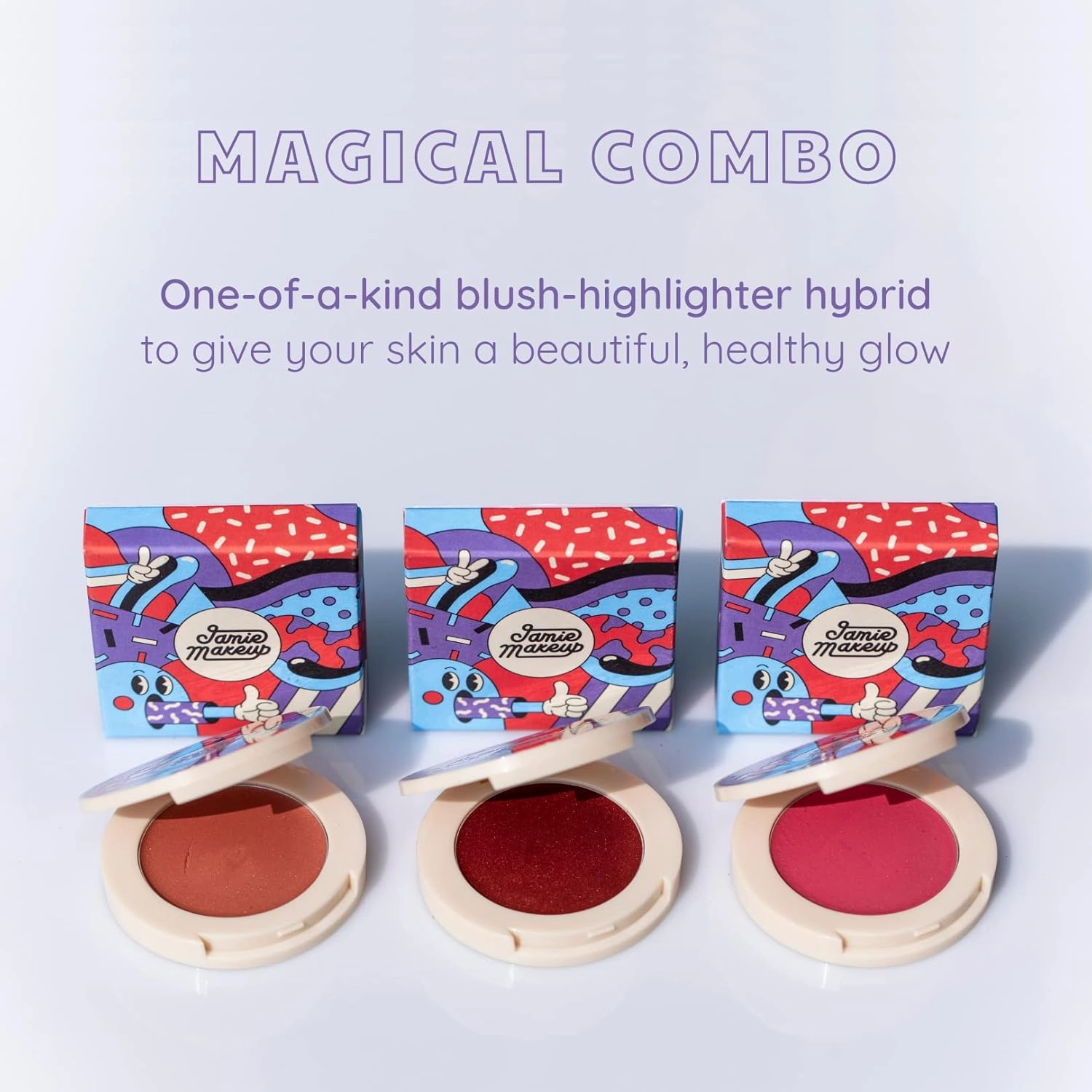 Jamie Makeup Cream Blush and Highlighter Hybrid - The Blighlighter (The Cherry One)