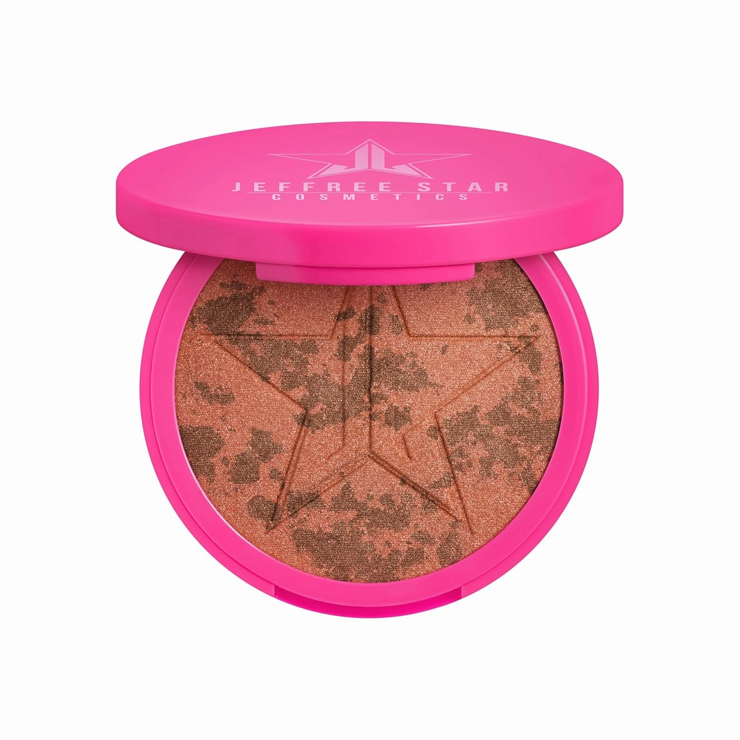 Jeffree Star Cosmetics Skin Frost Blush Highlighter, 0.56 oz, 2-in-1 Shimmer Powder (Truffle Alibi)