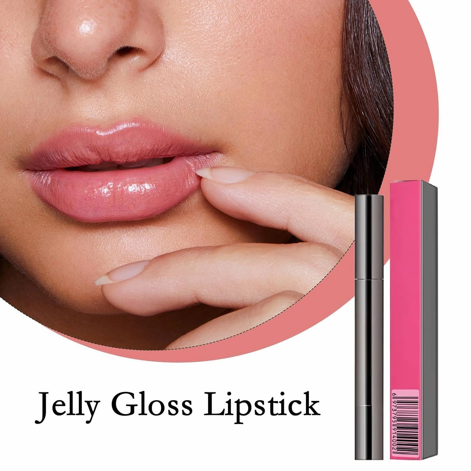 Jelly Balm Hydrating Lip Color, Moisturizing Jelly Lipstick, Hydration Jelly Lip Gloss, Long Lasting Waterproof Non-fading Non-stick Jelly Lip Tint