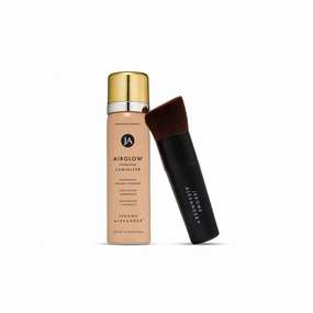 Jerome Alexander MagicMinerals AirGlow Tinted Highlighting Night Mist, Illuminating Airbrush Tinted Moisturizer Spray | 2PC | Petal Pearl