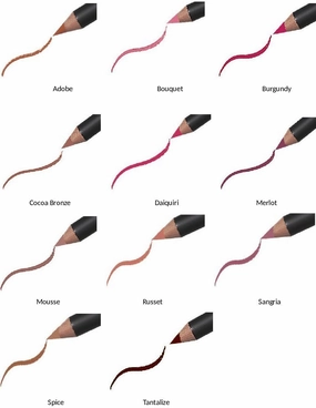 Jolie Slim Lip Pencil Classic Lipliner Definer (Merlot)