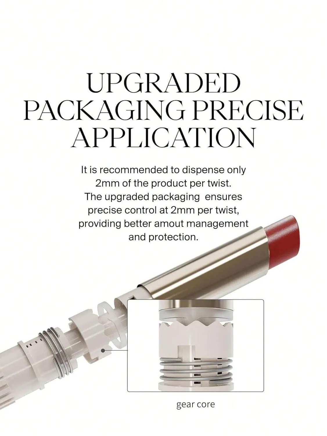 Joocyee Crystal Jelly Mirror Lipstick, Joocyee Glazed Rouge Crystal Jelly Mirror Lipstick, Hydrating Lip Care, Moisturizing Plumping, Long Lasting Transfer-Proof Lipstick (507)