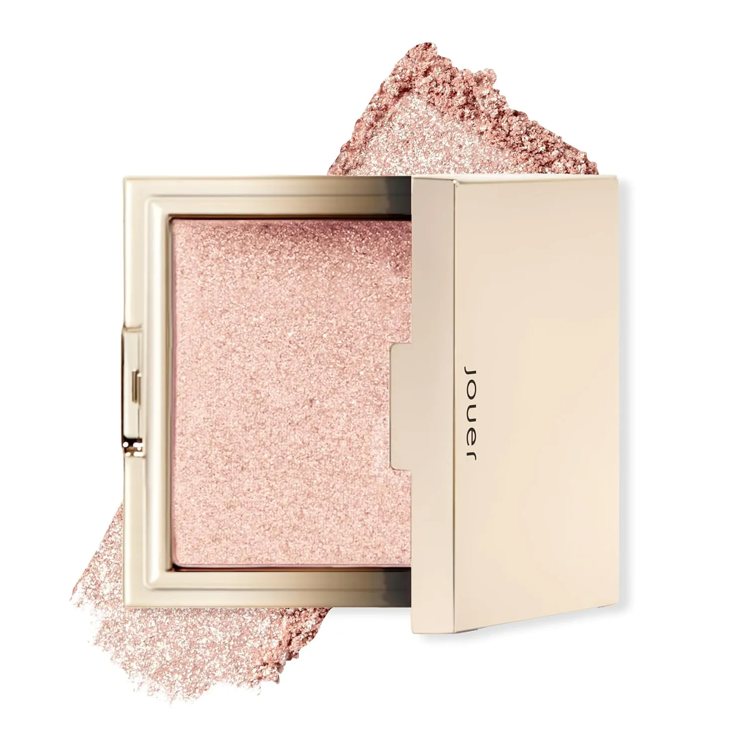 Jouer Powder Highlighter - Highlighter Powder for Face - Luminizer Makeup - Buildable Pigment - Talc, Paraben, Cruelty Free & Vegan - Rose Gold