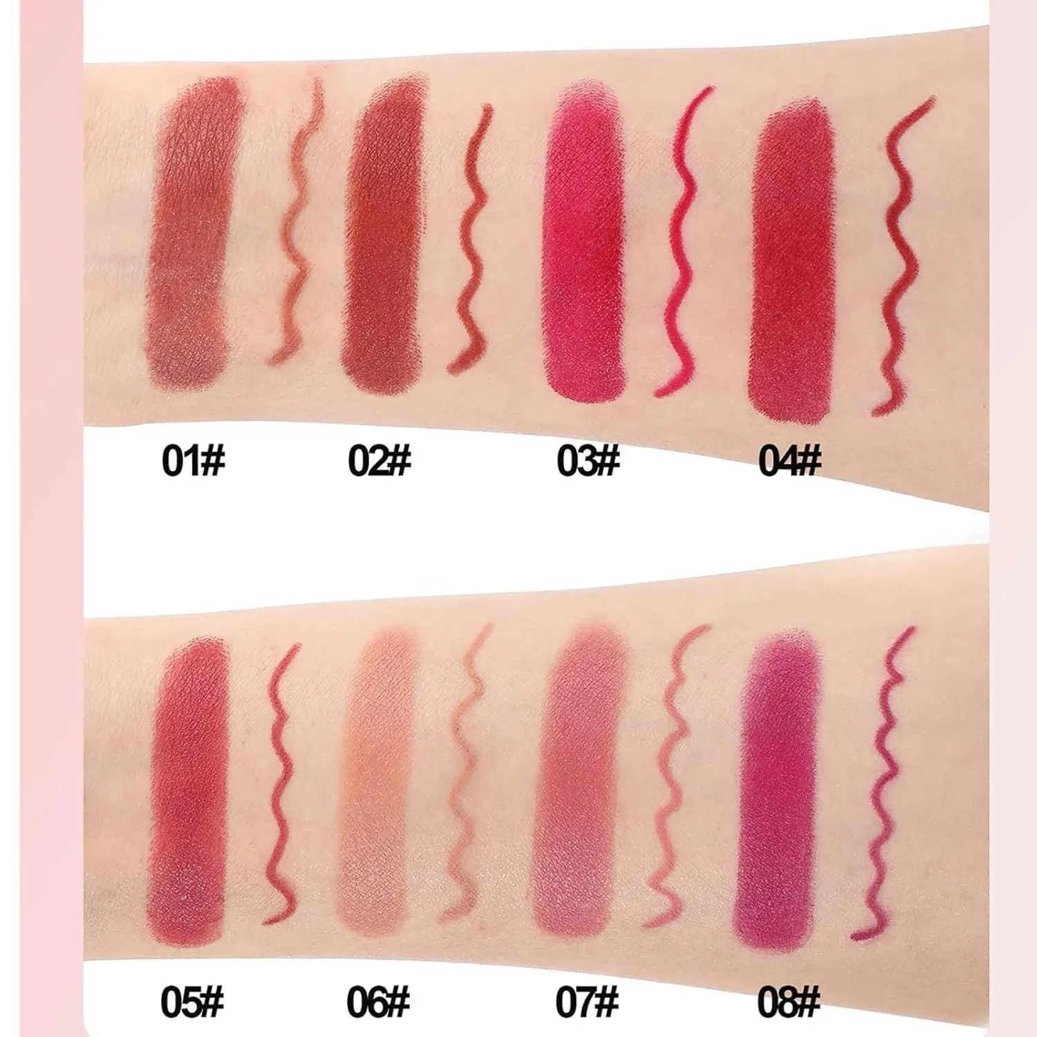 Joyeloo Lip Balm,Joyeloo Hydrating Glaze Lip Balm -Non-Sticky Shine with Hyaluronic Acid,Genli Lipstick Non-stick Cup Long-Lasting Waterproof Matte Lipstick Set (#02)