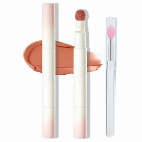 Judydol Lip Cushion, Juddydoll Cushion Lip Powder Cream, 2 In 1 Lipstick And Cushion Foundation, Long Lasting And Moisturizes Air Cushion Lip & Cheek Cream For Face Makeup Kit (Color 01)