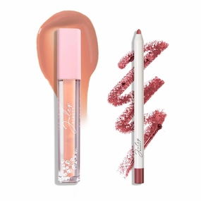Julep So Plush Plumping Lip Gloss - Keep It Real - High-Shine Hydrating Lightweight Lip Color - Non-Sticky Formula - Vitamin E Soothes and Repairs Lips and With a Trace Creamy Lip Liner, Antique Rose