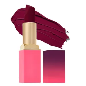 Juvia's Place Reds & Berries Velvety Matte Lipsticks The Deep Reds Rude Girl - Dark Red, Soft-Matte Lipstick, Hydrating, Highly Pigmented, Creamy, Smooth, and Long-Lasting