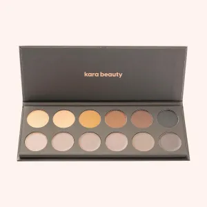Kara Beauty Every Shade of You Eyebrow Palette - Brow Creams, Matte Powders & Highlighters - Makeup Kit for Women, Eyebrow Kit, Makeup Palette and Sets for Teen Girls