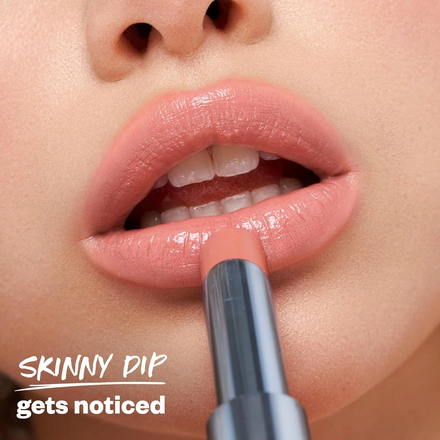 Kosas Wet Stick Moisturizing Shiny Sheer Lipstick with Ceramides, Hyaluronic acid, Peptides and Mango Butter - Soothes, Softens, and Moisturizes Lips – Skinny Dip