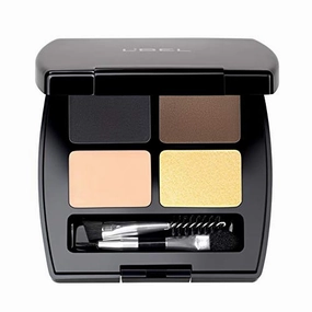 L'bel Brow and Eye Perfecting Kit with Shadow-Eyeliner, Highlighter, Fixative Gel, Angular Brush, Fine Brush and Brush 4.4 g e .15 oz.