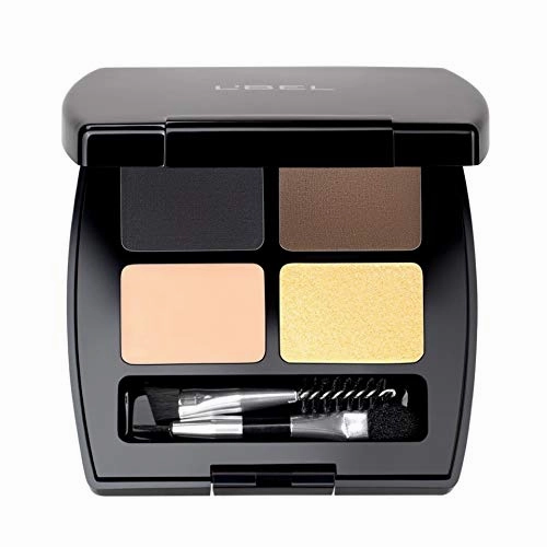 L'bel Brow and Eye Perfecting Kit with Shadow-Eyeliner, Highlighter, Fixative Gel, Angular Brush, Fine Brush and Brush 4.4 g e .15 oz.