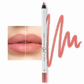 Lamel Matte Gel Lip Liner Pencil | Weightless & CreamyTexture - Sharpenable - Longwear & Waterproof - High Pigmented & Flawless Finish - Cruelty-free & Paraben-Free, 401, 1,7g/0.05oz. (Coral)