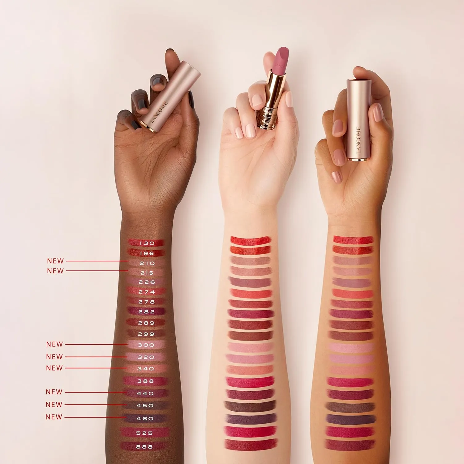 Lancôme L'Absolu Rouge Intimatte Hydrating Matte Lipstick - Buildable & Lightweight Formula with a Soft Matte Finish - Up To 12HR Comfort