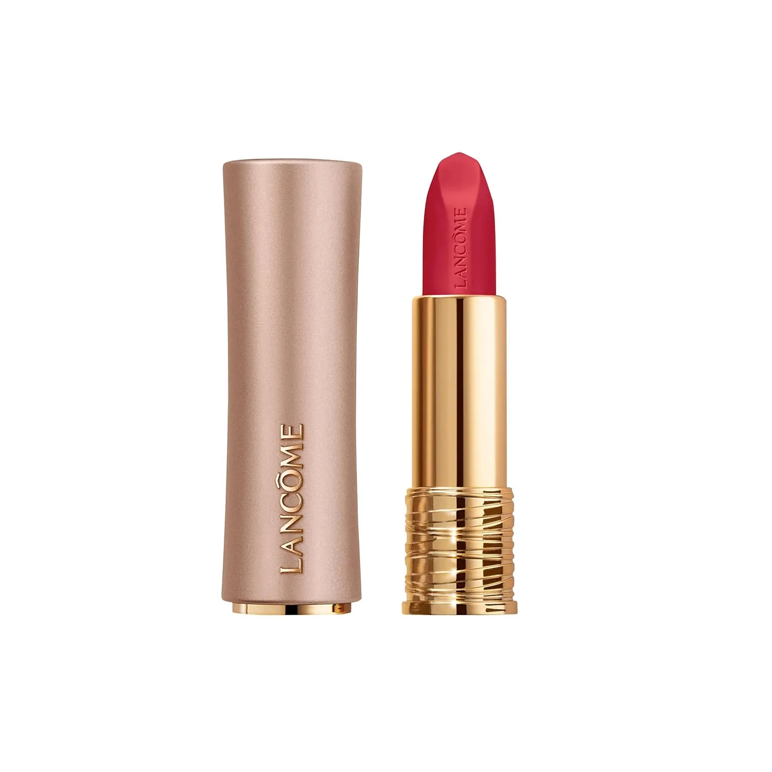 Lancôme L'Absolu Rouge Intimatte Hydrating Matte Lipstick - Buildable & Lightweight Formula with a Soft Matte Finish - Up To 24HR Comfort - 525 French Bisou