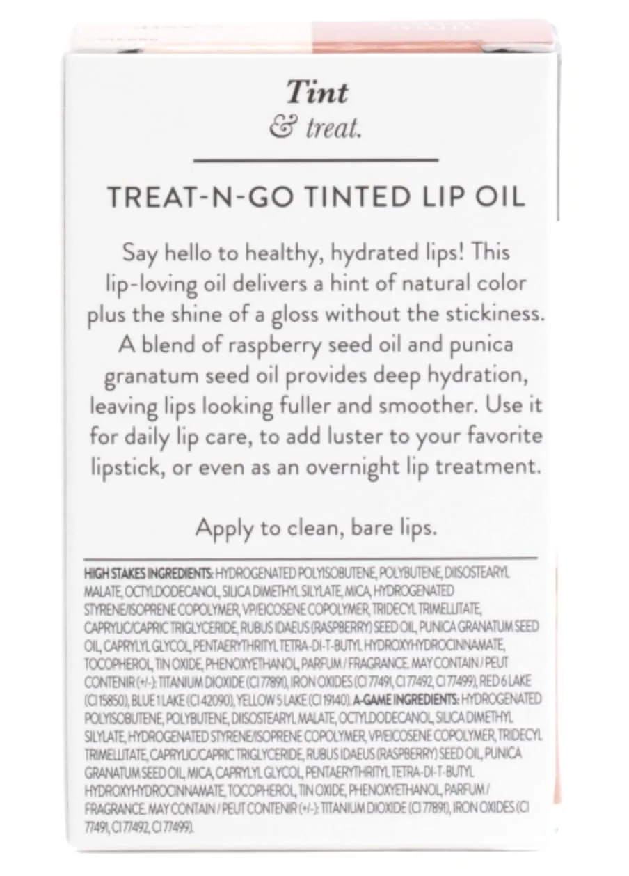 Laura Geller Treat-n-Go Non-Stick Hydrating Lip Oil DUO .11 fl oz Each - High Stakes & A-Game