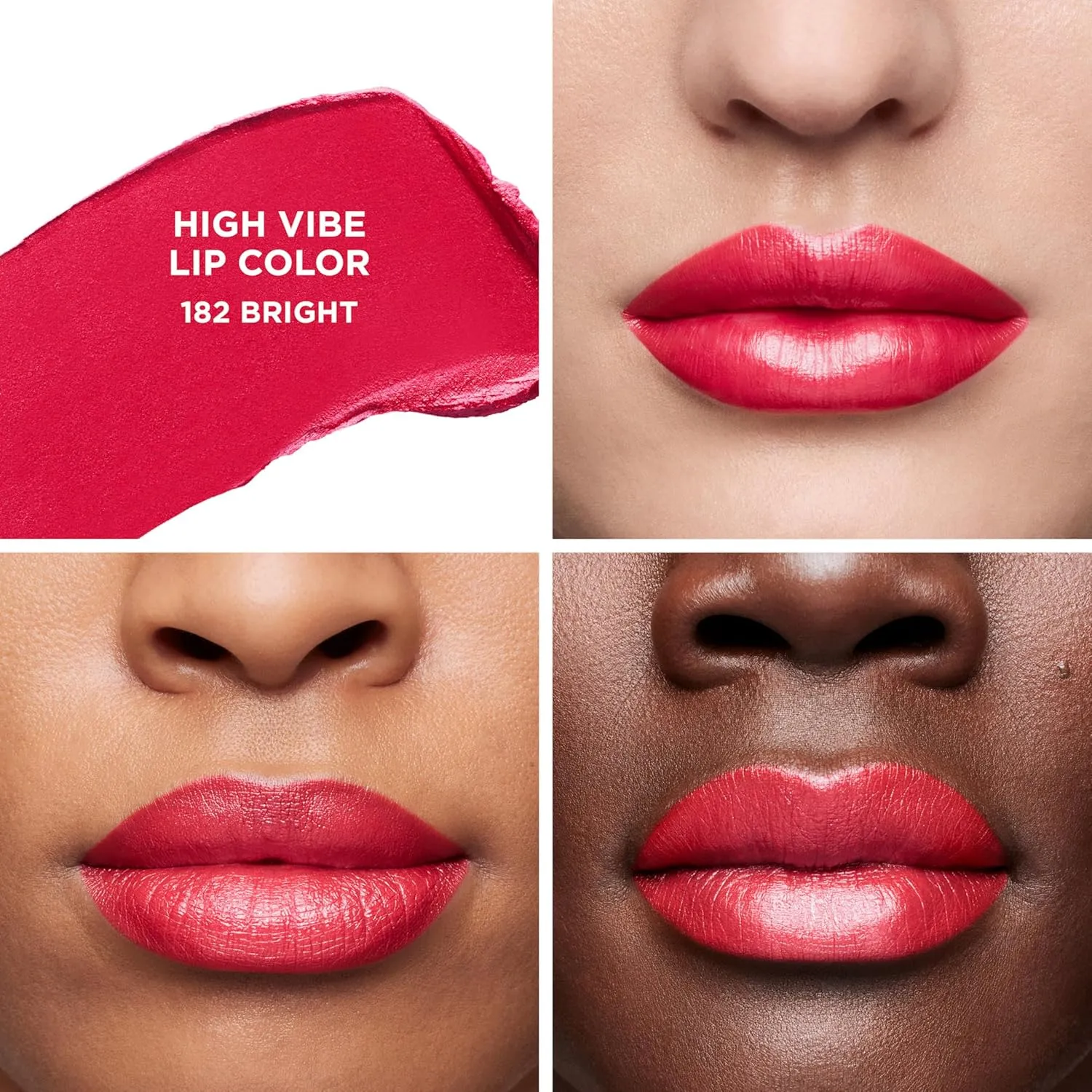 Laura Mercier High Vibe Lip Color, 6HR Long Lasting Lipstick, Lightweight and Comfortable Smooth Wear, Non-Drying, Hydrating, Luminous Shine