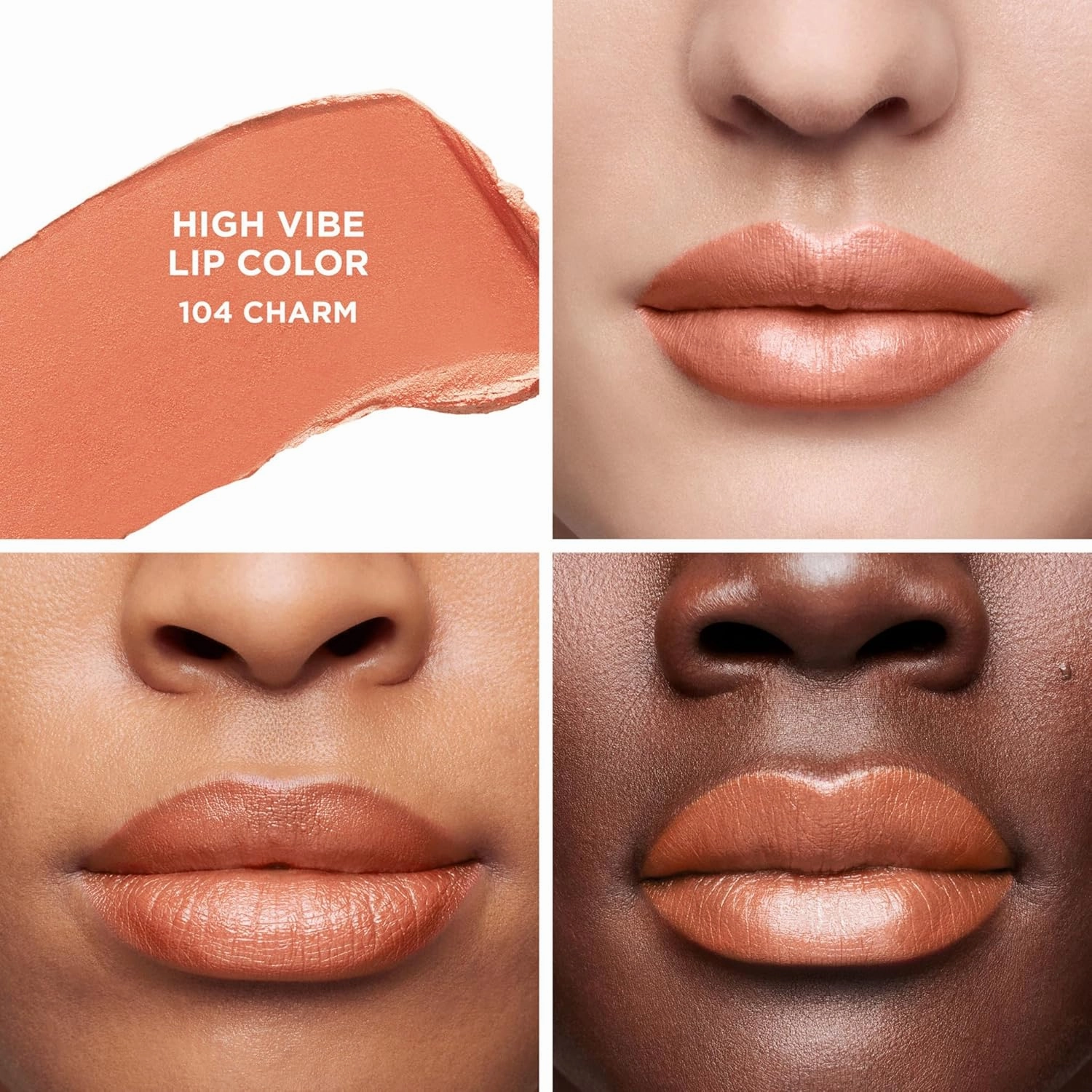 Laura Mercier High Vibe Lip Color, 6HR Long Lasting Lipstick, Lightweight and Comfortable Smooth Wear, Non-Drying, Hydrating, Luminous Shine