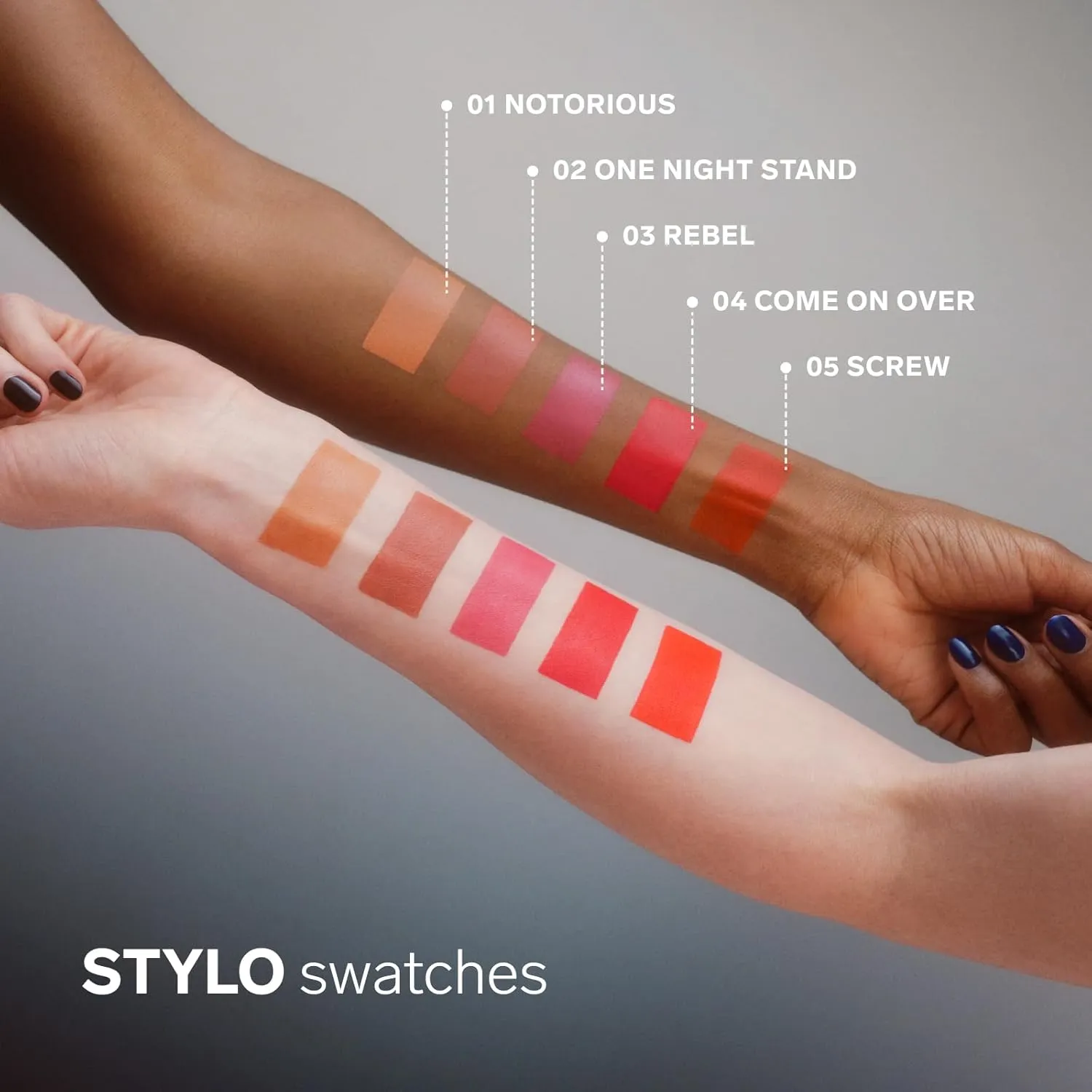 LELO MAKEUP - STYLO Creamy Matte Lipstick - Long Lasting, 01 NOTORIOUS