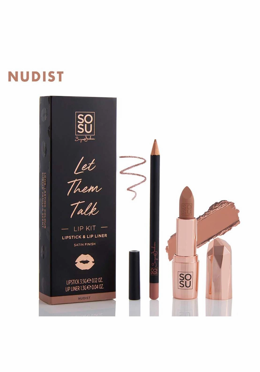 Let Them Talk Lip Kit Nudist