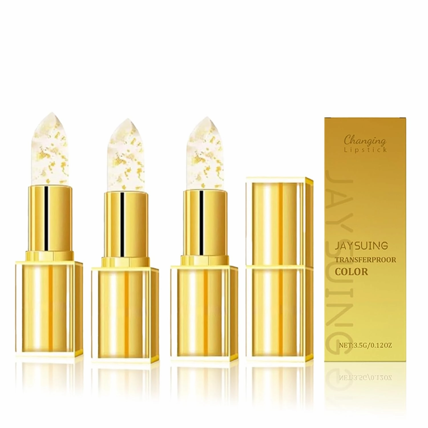 Levora Color Changing Lipstick, Color Changing Lipstick by Levora, PH Lipsticks Magic Tint, Transfer Proof & Long Lasting, 24H Moisture, Glossy Shine Lip Gloss (Buy 2   Get 1 FREE)